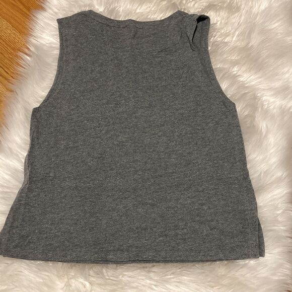 Victoria Secret - French Toast Kiss Gray Tank (pajama top) sz Medium - Picture 5 of 5